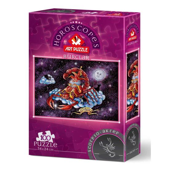 Puzzle Art Skorpion Horoskop Puzzle 100 Teile
