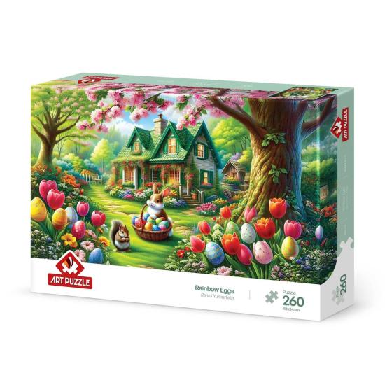 Puzzle Art Puzzle Regenbogeneier 260 Teile