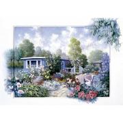 Puzzle Art Puzzle Garten voller Blumen 500 Teile