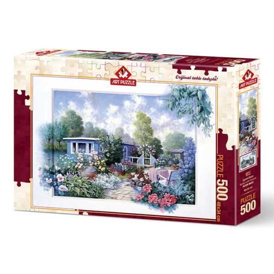 Puzzle Art Puzzle Garten voller Blumen 500 Teile