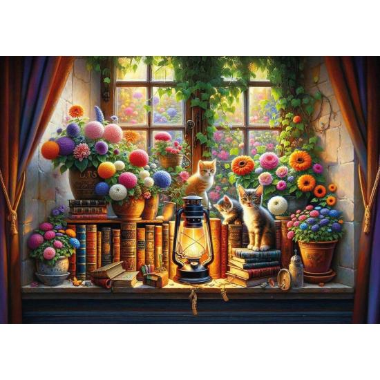 Puzzle Art Puzzle Garten der Bücher 500 Teile Puzzle Art Puzzle Garten der Bücher 500 Teile