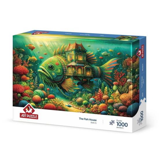 Puzzle Art Puzzle Das Fischhaus 1000 Teile