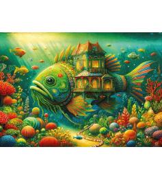 Puzzle Art Puzzle Das Fischhaus 1000 Teile