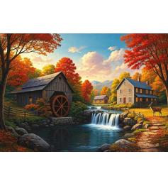 Puzzle Art Puzzle Der Hirschwasserfall 1000 Teile