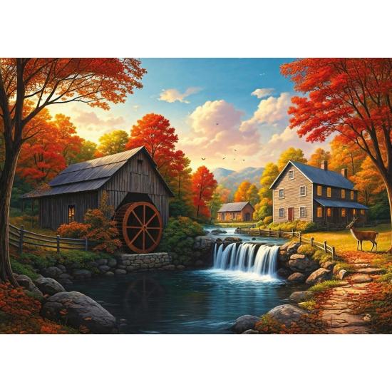 Puzzle Art Puzzle Der Hirschwasserfall 1000 Teile