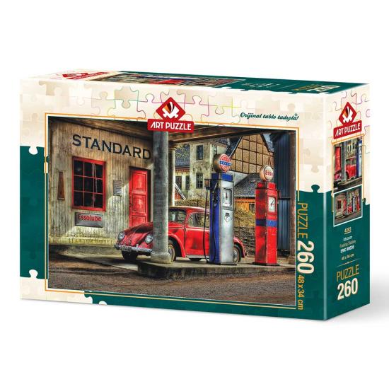 Puzzle Art Puzzle Die Tankstelle 260 Teile