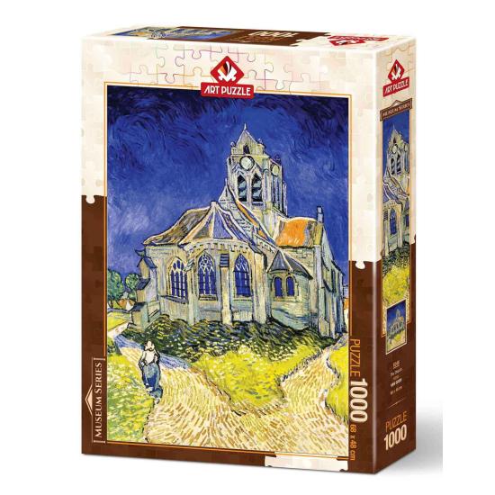 Puzzle Art Puzzle Die Kirche von Auvers-sur-Oise mit 1000 Teilen Puzzle Art Puzzle Die Kirche von Auvers-sur-Oise mit 1000 Teilen
