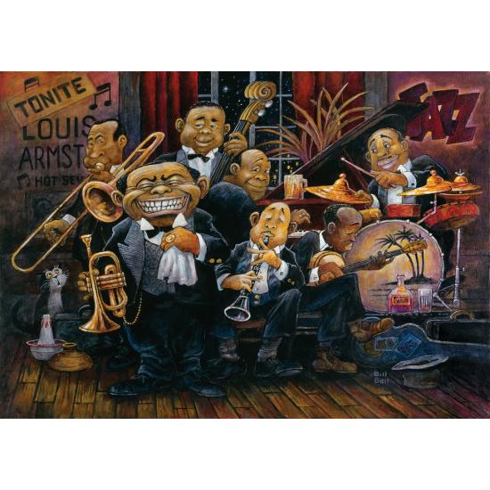 Puzzle Art Puzzle Das Orchester von Louis Armstrong mit 1500 Tei