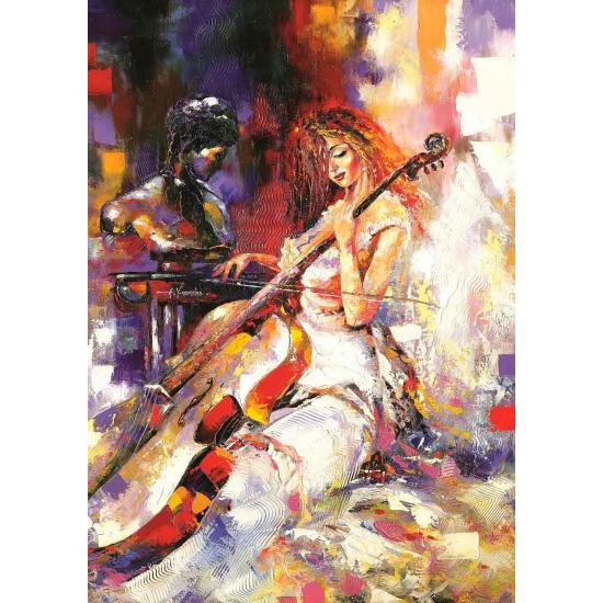 Puzzle Art Puzzle Der Cellist 500 Teile