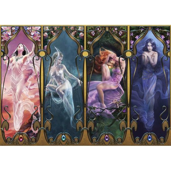 Puzzle Art Puzzle Die vier Juwelen mit 2000 Teilen