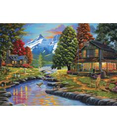 Puzzle Art Puzzle Die zwei Ufer des Waldes 2000 Teile