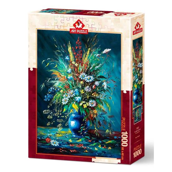 Puzzle Art Puzzle Wilde Blumen 1000 Teile
