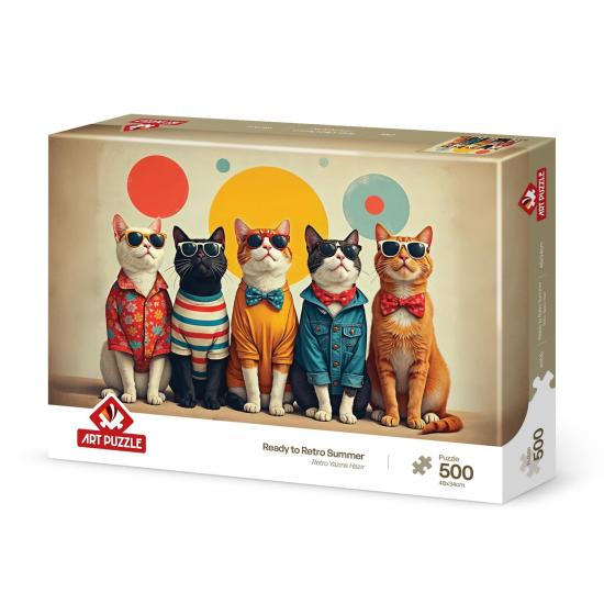 Puzzle Art Puzzle Bereit Für Den Retro-Sommer 500 Teile