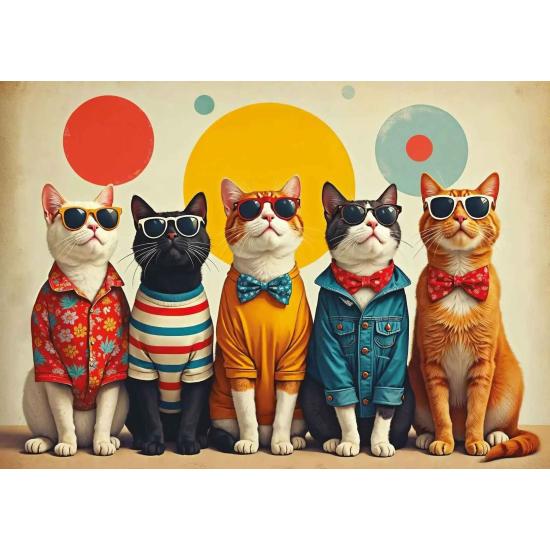 Puzzle Art Puzzle Bereit Für Den Retro-Sommer 500 Teile