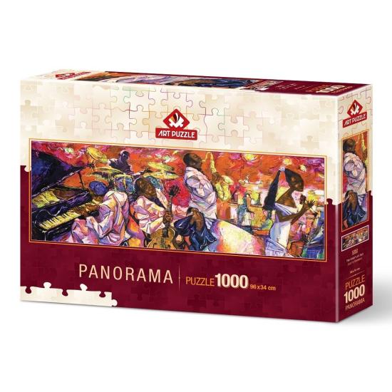 Puzzle Art Puzzle The Colors of Jazz Panorama 1000 Teile Puzzle Art Puzzle The Colors of Jazz Panorama 1000 Teile