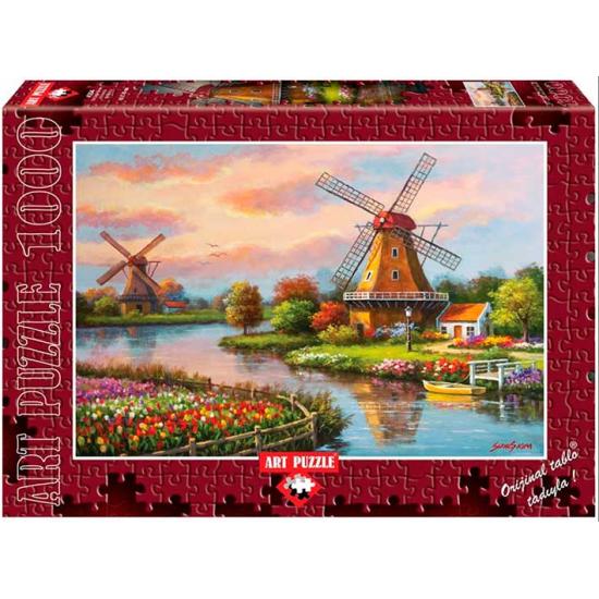 Puzzle Art Puzzle Die Windmühlen 1000 Teile