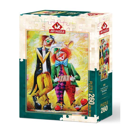Puzzle Art Puzzle Die Clownmusikanten 260 Teile