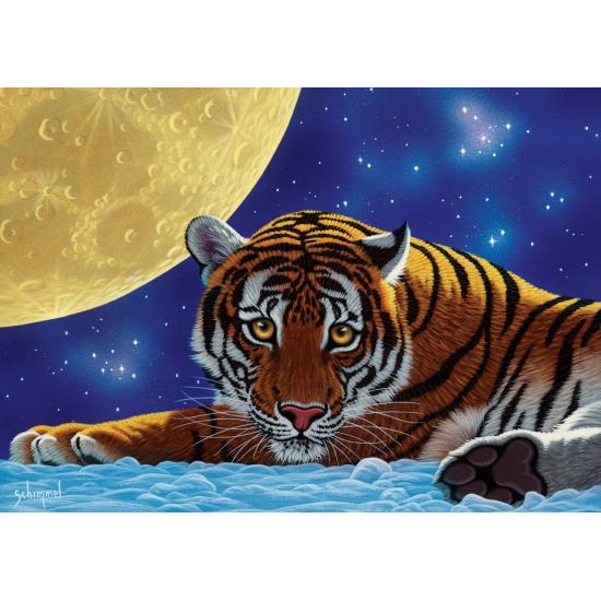 Puzzle Art Puzzle Der Tiger und der Mond 500 Teile