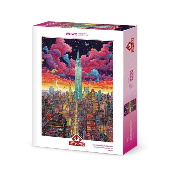 Puzzle Art Puzzle Farbenfrohe Metropole, New York 1000 Teile