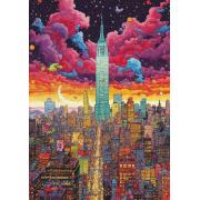 Puzzle Art Puzzle Farbenfrohe Metropole, New York 1000 Teile