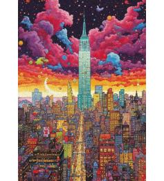 Puzzle Art Puzzle Farbenfrohe Metropole, New York 1000 Teile