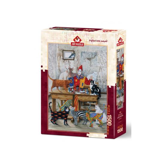 Puzzle Art Puzzle „Meine Welt voller Farben“ mit 1500 Teilen