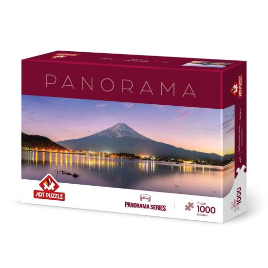Puzzle Art Puzzle Panorama Berg Fuji, Japan mit 1000