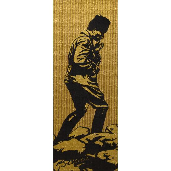 Puzzle Art Puzzle Mustafa Kemal Atatürk, Golden Pieces Shine