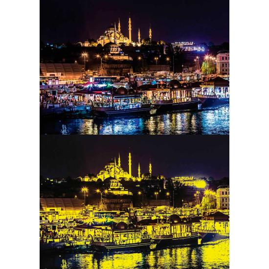 Puzzle Art Puzzle Nacht in Istanbul Neon 1000 Teile
