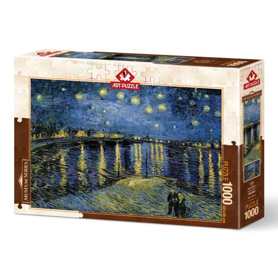 Puzzle Art Puzzle Sternennacht über der Rhône 1000 Teile