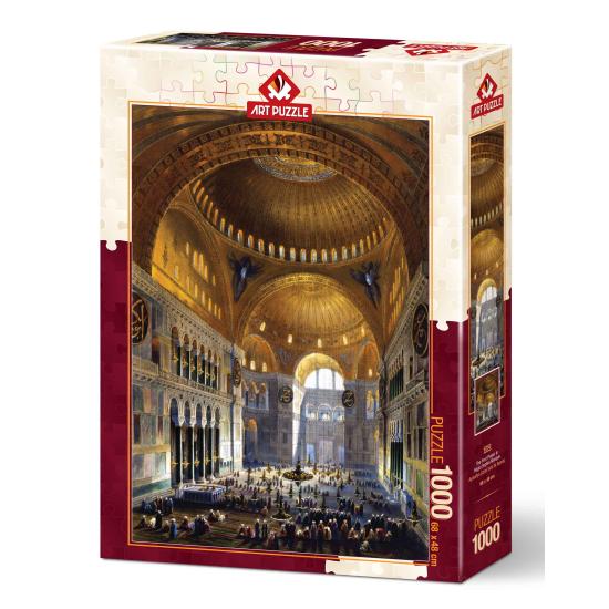 Puzzle Art Puzzle Gebet in der Hagia Sophia Moschee von 1000