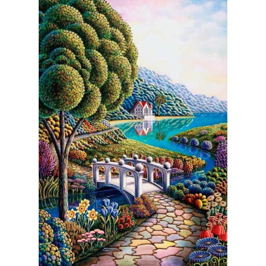 Puzzle Art Puzzle Blumenufer 1000 Teile