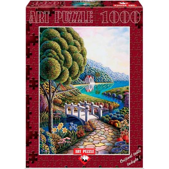 Puzzle Art Puzzle Blumenufer 1000 Teile