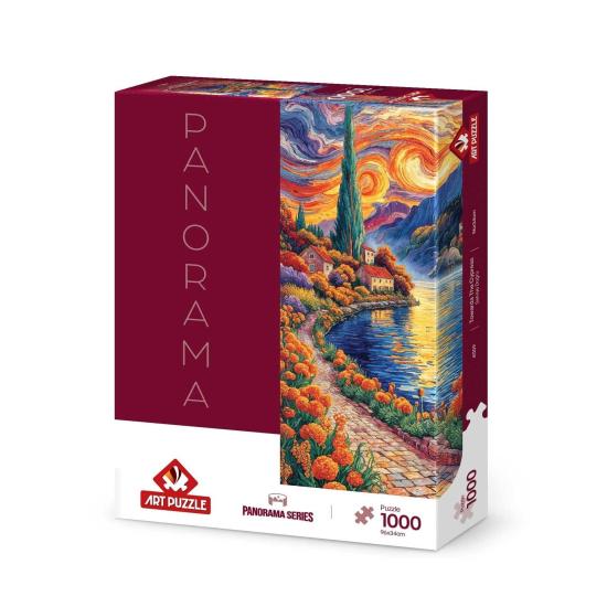 Puzzle Art Puzzle Panorama In Richtung Der Zypresse 1000 Teilen