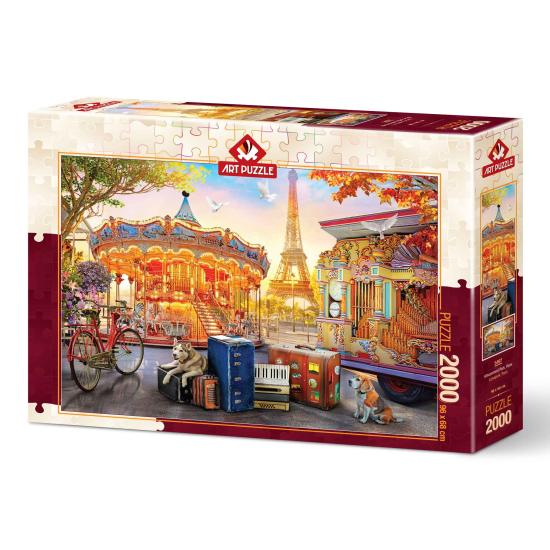 Puzzle Art Puzzle Vergnügungspark, Paris 2000 Teile