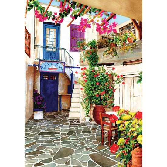 Puzzle Art Puzzle Terrasse mit Blumen 260 Teile