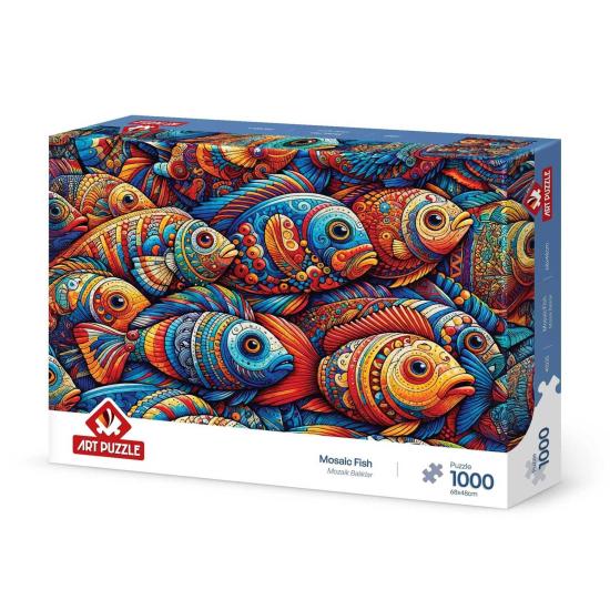 Puzzle Art Puzzle Mosaikfisch 1000 Teile