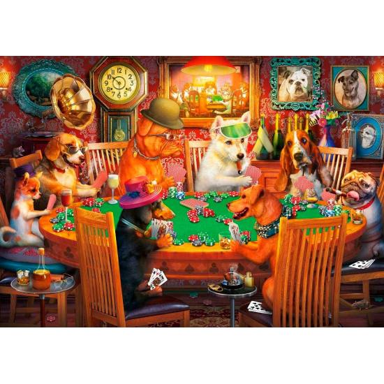 Puzzle Art Puzzle Hunde Spielkarten 500 Teile