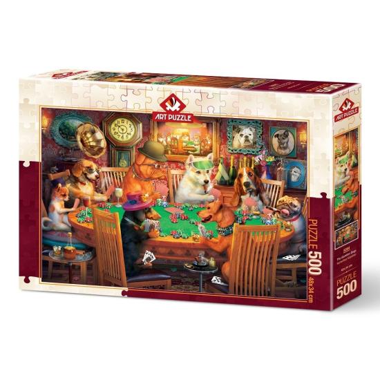 Puzzle Art Puzzle Hunde Spielkarten 500 Teile