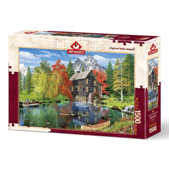 Puzzle Art Puzzle Angeln in der Mühle 1500 Teile