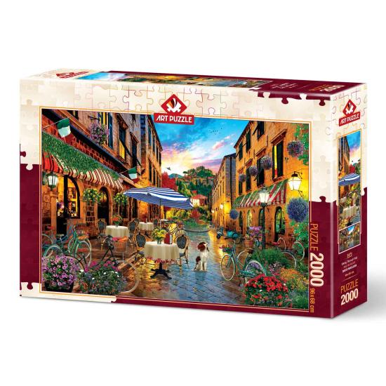 Puzzle Art Puzzle Durch Italien auf dem Fahrrad mit 2000 Teilen