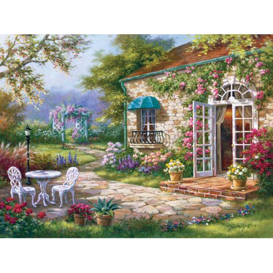 Puzzle Art Puzzle Frühling im Patio 500 Teile