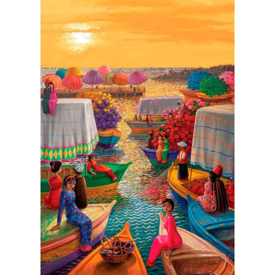 Puzzle Art Puzzle Puerto de Flor 1000 Teile