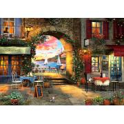 Puzzle Art Seaside Restaurant Puzzle 1000 Teile