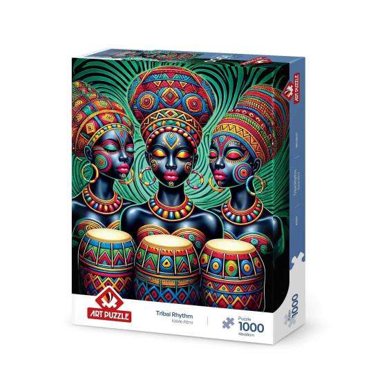 Puzzle Art Puzzle Stammesrhythmus 1000 Teile