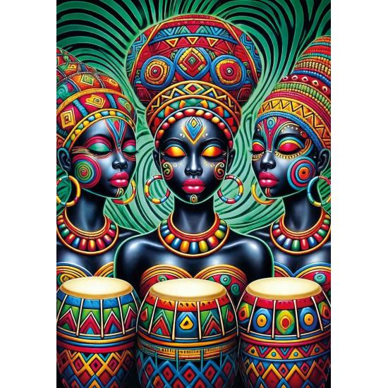 Puzzle Art Puzzle Stammesrhythmus 1000 Teile
