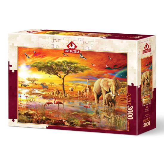 Puzzle Art Puzzle Safari durch Afrika mit 3000 Teilen Puzzle Art Puzzle Safari durch Afrika mit 3000 Teilen