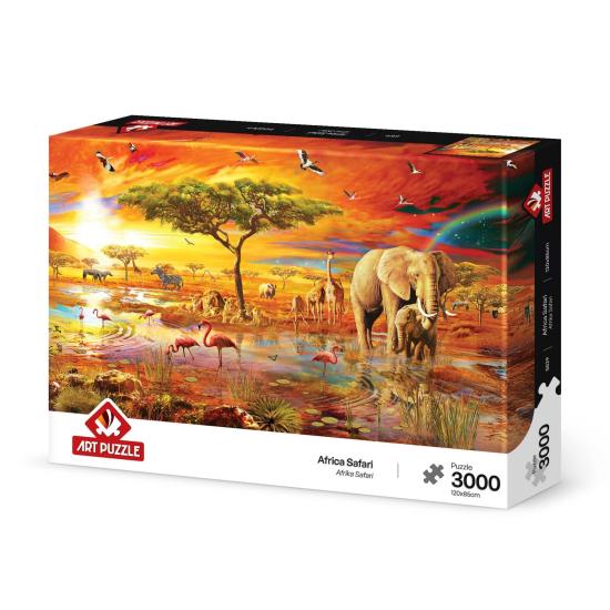 Puzzle Art Puzzle Safari durch Afrika mit 3000 Teilen