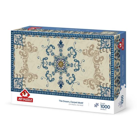 Puzzle Art Puzzle Traumfliesen, Teppichdesign 1000 Teile