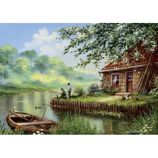Puzzle Art Fishing Afternoon Puzzle 500 Teile Puzzle Art Fishing Afternoon Puzzle 500 Teile